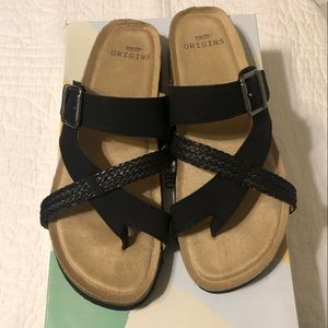 Earth Origins Black Sandals
